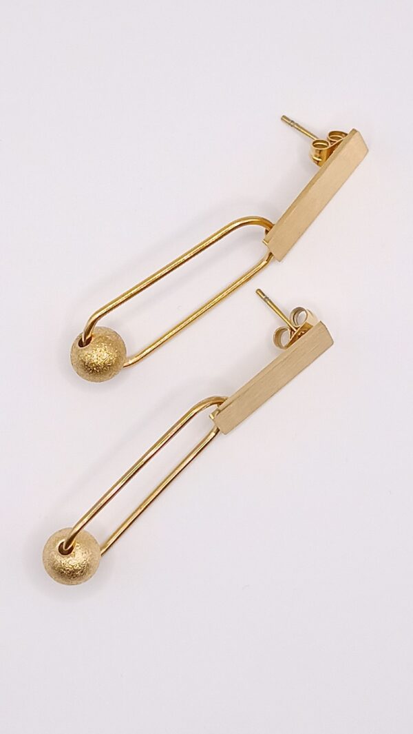 Boucles d'oreilles acier BOULNI