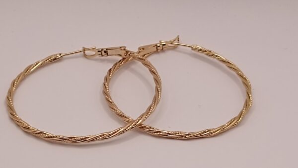 Boucles d'oreilles doré Femme du Monde HELLA