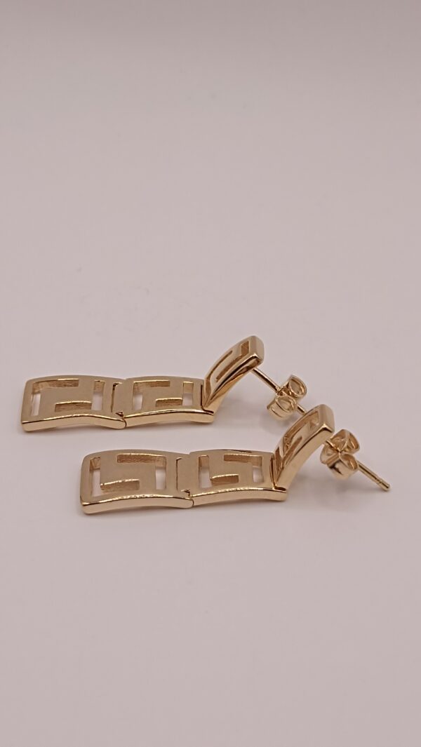 Boucles d'Oreilles en Plaqué Or 3 Microns Femme du Monde PARISS – Image 2