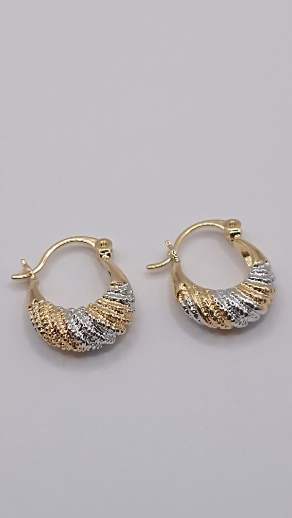 Boucles d'oreilles deux couleurs LENAS