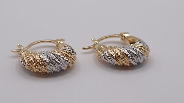 Boucles d'oreilles deux couleurs LENAS – Image 2