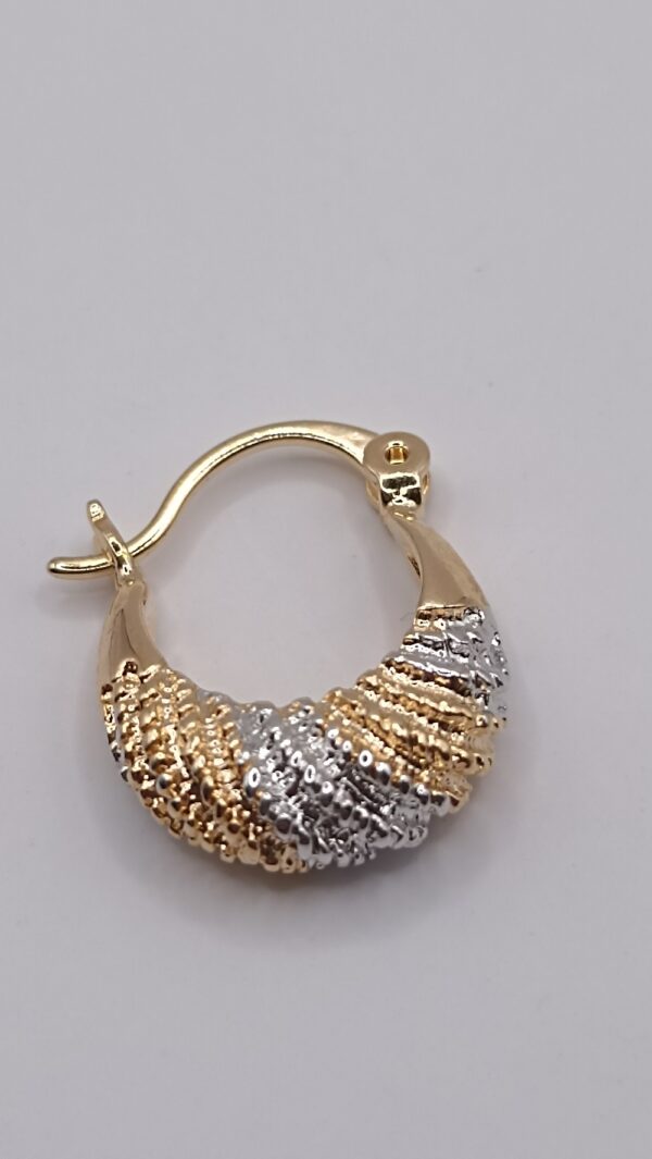 Boucles d'oreilles deux couleurs LENAS – Image 3