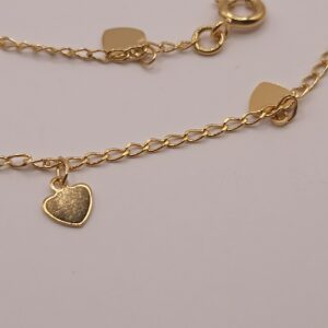 Chaine de Cheville en Plaqué Or 3 Microns Femme du Monde, sur moderne-bijoux.fr