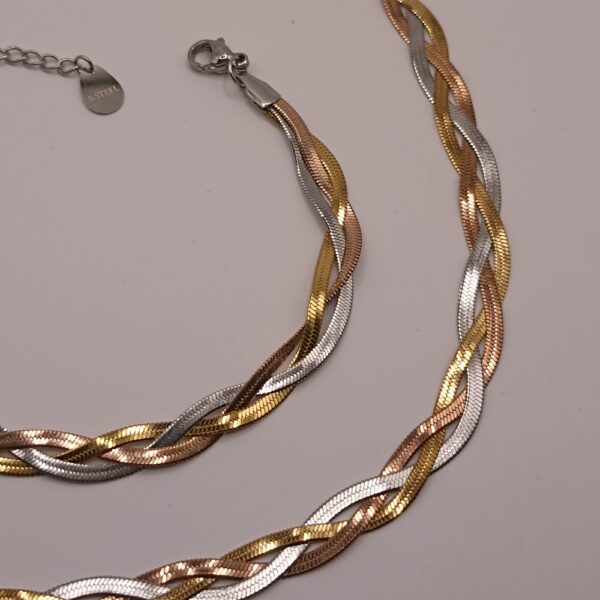 Collier & bracelet acier inoxydable DIGUI – Image 2