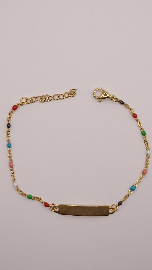 Bracelet acier inoxydable enfant PUCE – Image 3