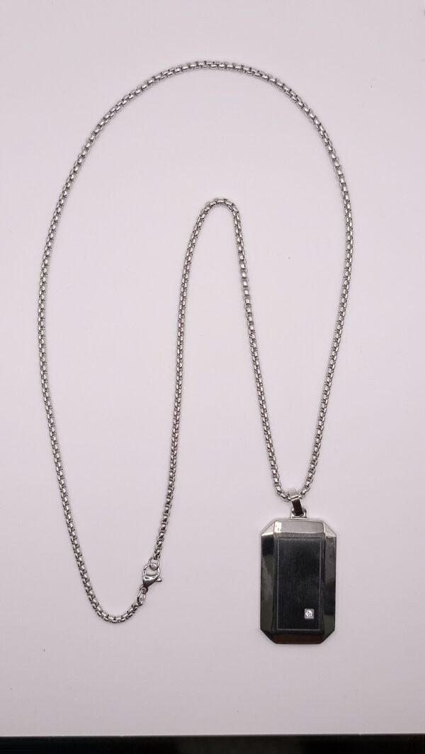 Chaine homme acier DISKO