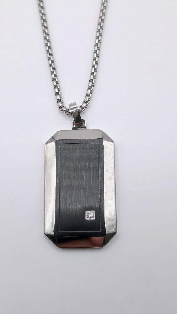 Chaine homme acier DISKO – Image 2