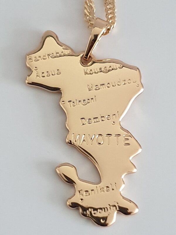 Collier & boucles CARTE MAYOTTE – Image 2