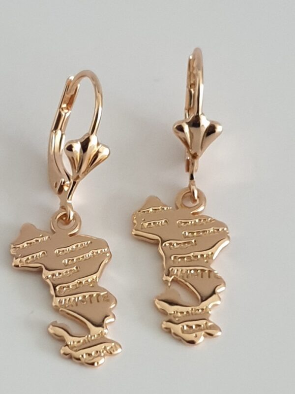 Collier & boucles CARTE MAYOTTE – Image 3