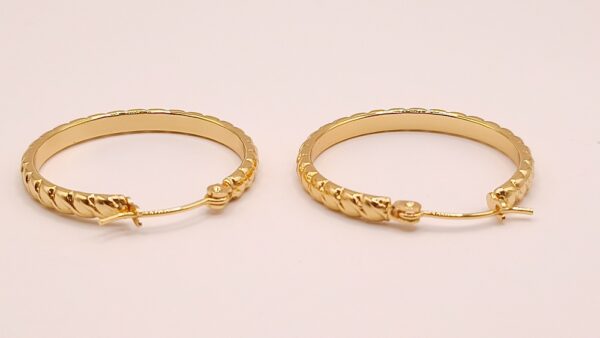 Boucles d'oreilles acier LIMANE – Image 2
