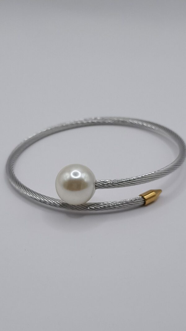 Bracelet & bague acier inoxydable CROISE – Image 2