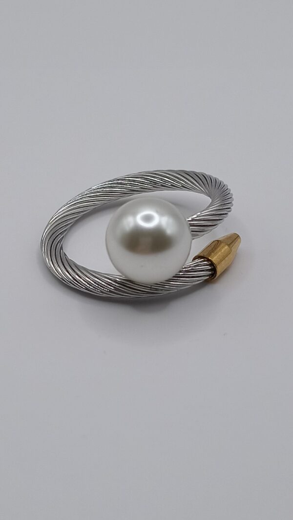 Bracelet & bague acier inoxydable CROISE – Image 4