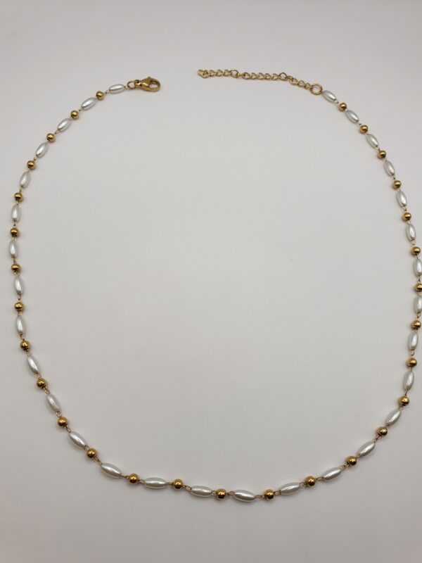 Chaine acier en perle OLGA – Image 4