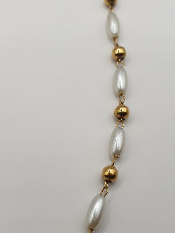 Chaine acier en perle OLGA – Image 3