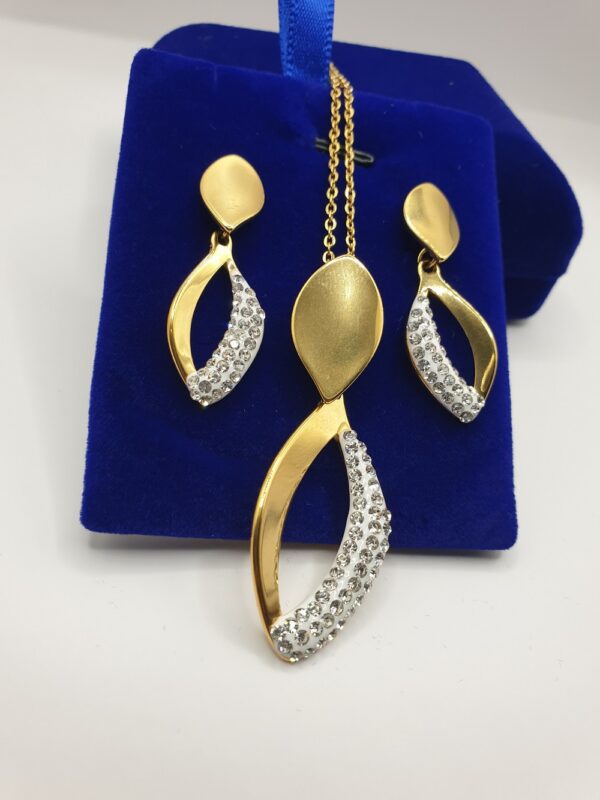Collier & boucles Acier HUITA – Image 4