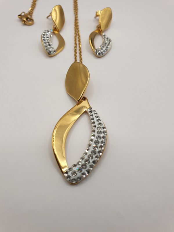 Collier & boucles Acier HUITA – Image 6