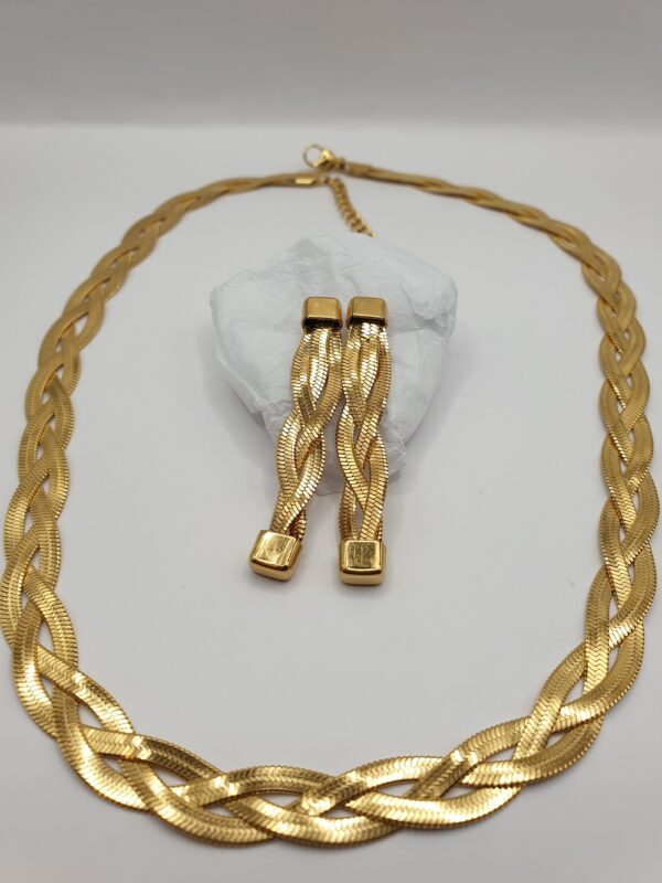 Collier & boucles acier TRESSA