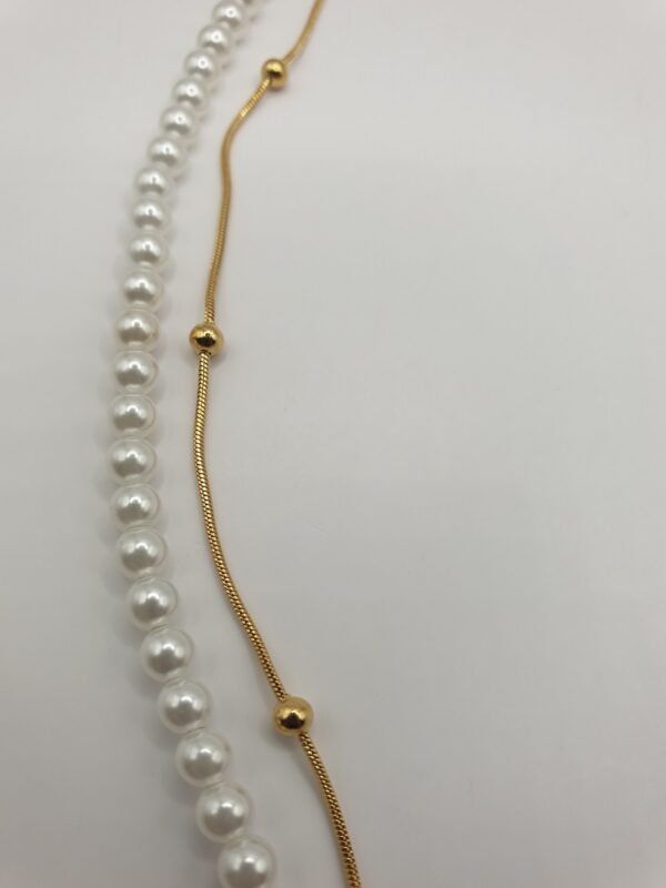 Collier acier inoxydable PERLA – Image 3