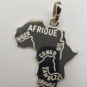 pendentif Afrique argent massif , sur moderne-bijoux.fr - Bijoux ethniques & Femmes du monde