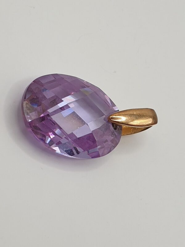 Pendentif plaqué or VIOLATA