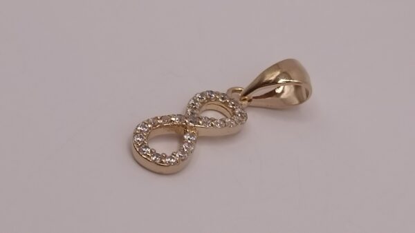 Pendentif plaqué or INFINI – Image 2