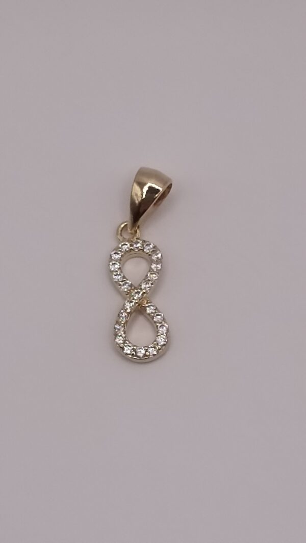 Pendentif plaqué or INFINI