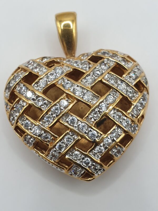 Pendentif plaqué or JULIA