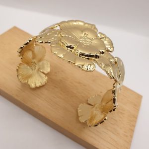 bracelet acier inoxydable Flora, sur moderne-bijoux.fr