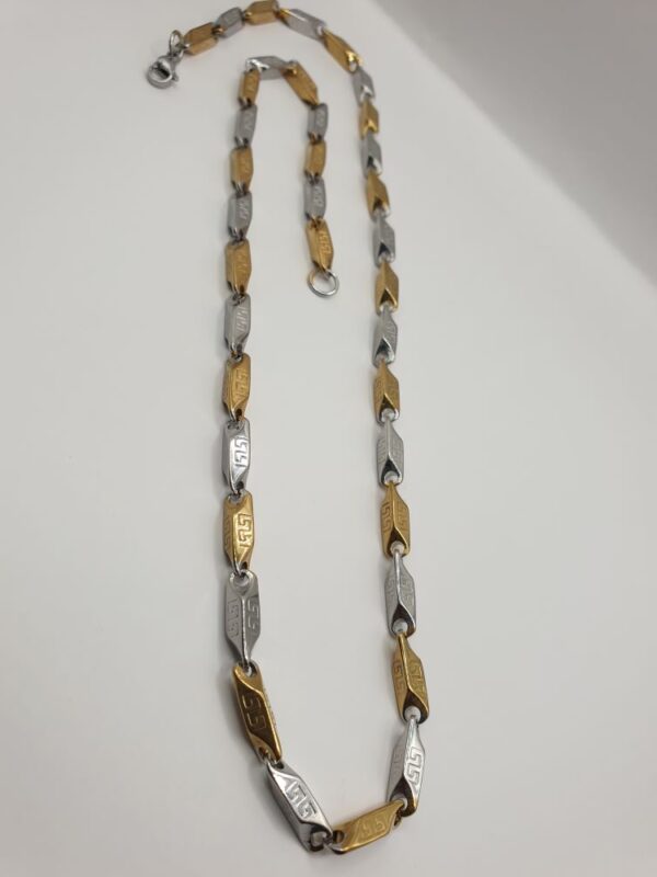 collier acier inoxydable homme alpha, sur moderne-bijoux.fr - Bijoux ethniques et Femmes du monde