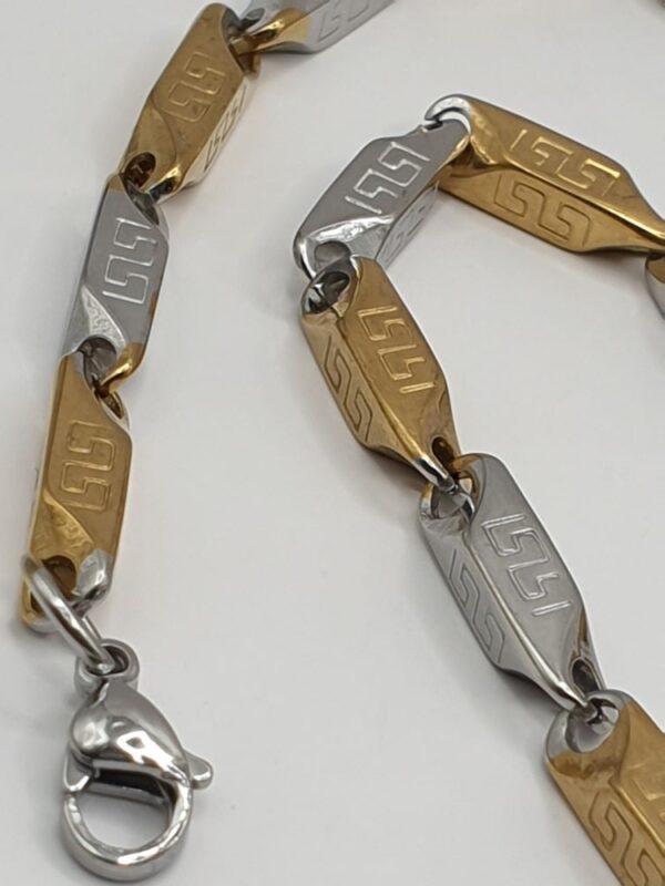 collier acier inoxydable homme alpha, sur moderne-bijoux.fr - Bijoux ethniques et Femmes du monde