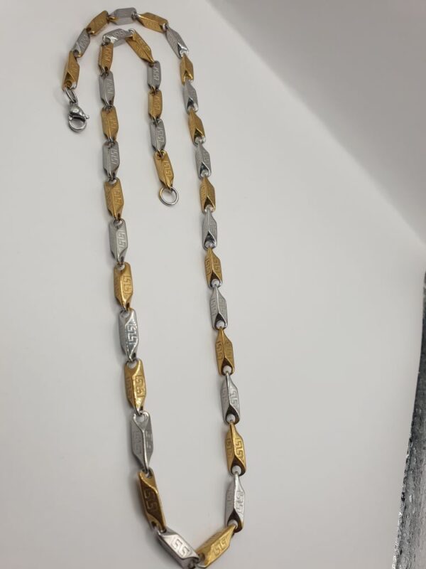 collier acier inoxydable homme alpha, sur moderne-bijoux.fr - Bijoux ethniques et Femmes du monde