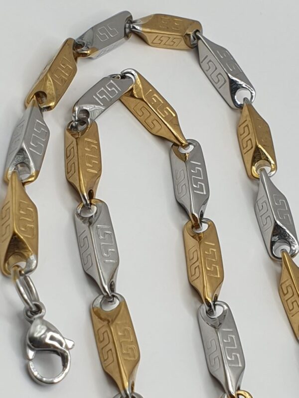 collier acier inoxydable homme alpha, sur moderne-bijoux.fr - Bijoux ethniques et Femmes du monde