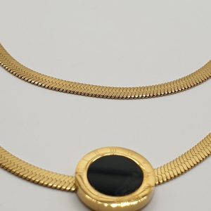 collier escalier acier inoxydable mata, sur moderne-bijoux.fr - Bijoux ethniques et Femmes du monde
