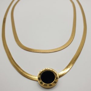collier acier inoxydable mata, sur moderne-bijoux.fr - Bijoux ethniques et Femmes du monde