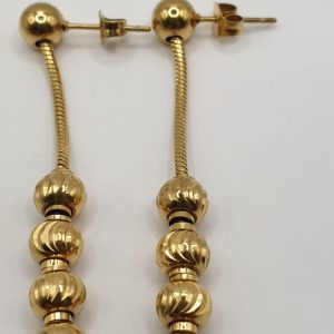 collier boucles acier inoxydable femme Faty, sur moderne-bijoux.fr - Bijoux moderne et Femmes du monde