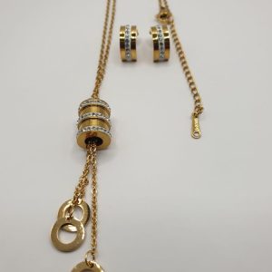 collier boucles acier inoxydable cuva, sur moderne-bijoux.fr - Bijoux ethniques et Femmes du monde