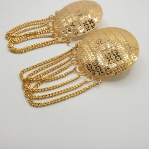 Boucles ethniques Ina dorée , moderne-bijoux .fr Bijoux ethniques & Femmes du monde