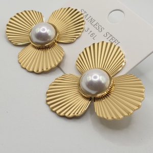 boucles oreilles acier pauline , sur moderne-bijoux.fr - Bijoux ethniques & Femmes du monde