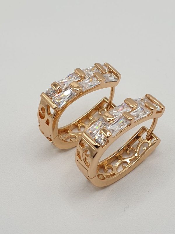 boucles oreilles capucine , sur moderne-bijoux.fr - Bijoux ethniques & Femmes du monde