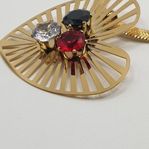 collier boucles acier Apolline , sur moderne-bijoux.fr - Bijoux ethniques & Femmes du monde