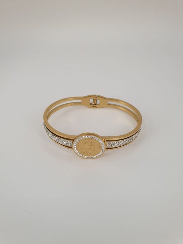 Bracelet acier inoxydable cocorico , sur moderne-bijoux.fr - bijoux ethniques & Femmes du monde