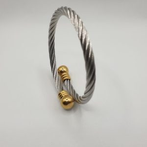 bracelet acier inoxydable terra , sur moderne-bijoux.fr - Bijoux ethniques & Femmes du monde