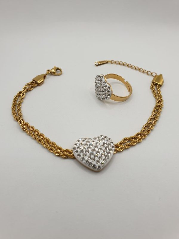 bracelet bague acier sadio b , sur moderne-bijoux.fr Bijoux ethniques & Femmes du monde