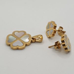 chaine boucles oreilles acier Terena , sur moderne-bijoux.fr - Bijoux ethniques & Femmes du monde