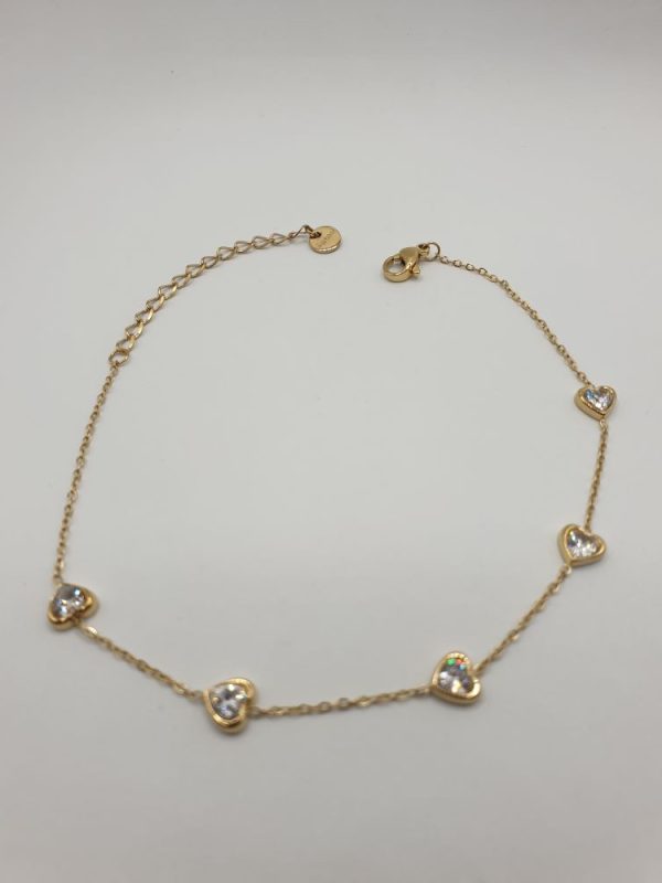 chaine cheville acier caroline , sur moderne-bijoux.fr - Bijoux ethniques & Femmes du monde