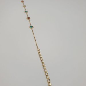 chaine cheville acier inoxydable Carolina , sur moderne-bijoux.fr Bijoux ethniques & Femmes du monde