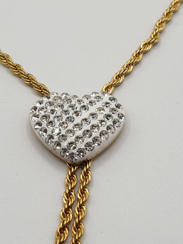 collier boucles acier sadio , sur moderne-bijoux.fr - Bijoux ethniques & Femmes du monde