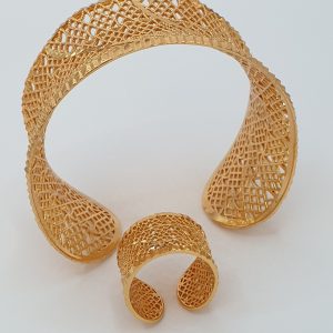 Bracelet bague dore tamiss , sur moderne-bijoux - Bijoux ethniques & Femmes du monde