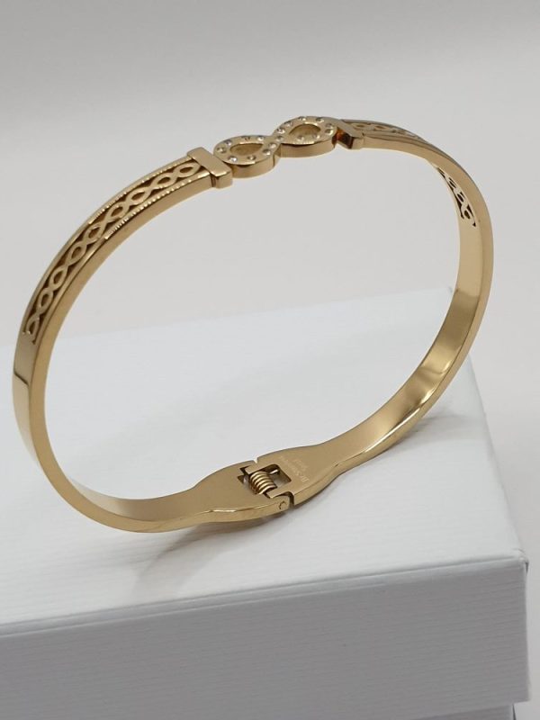 bracelet acier inoxydable cassis-infini , sur moderne-bijoux.fr - Bijoux ethniques & Femmes du monde