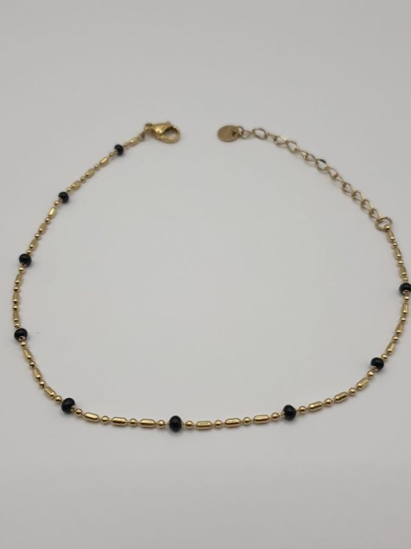 chaine cheville acier inoxydable agathe , sur moderne-bijoux.fr , Bijoux ethniques & Femmes du monde